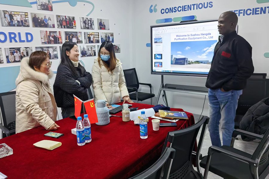 나이지리아 고객 공장 검사